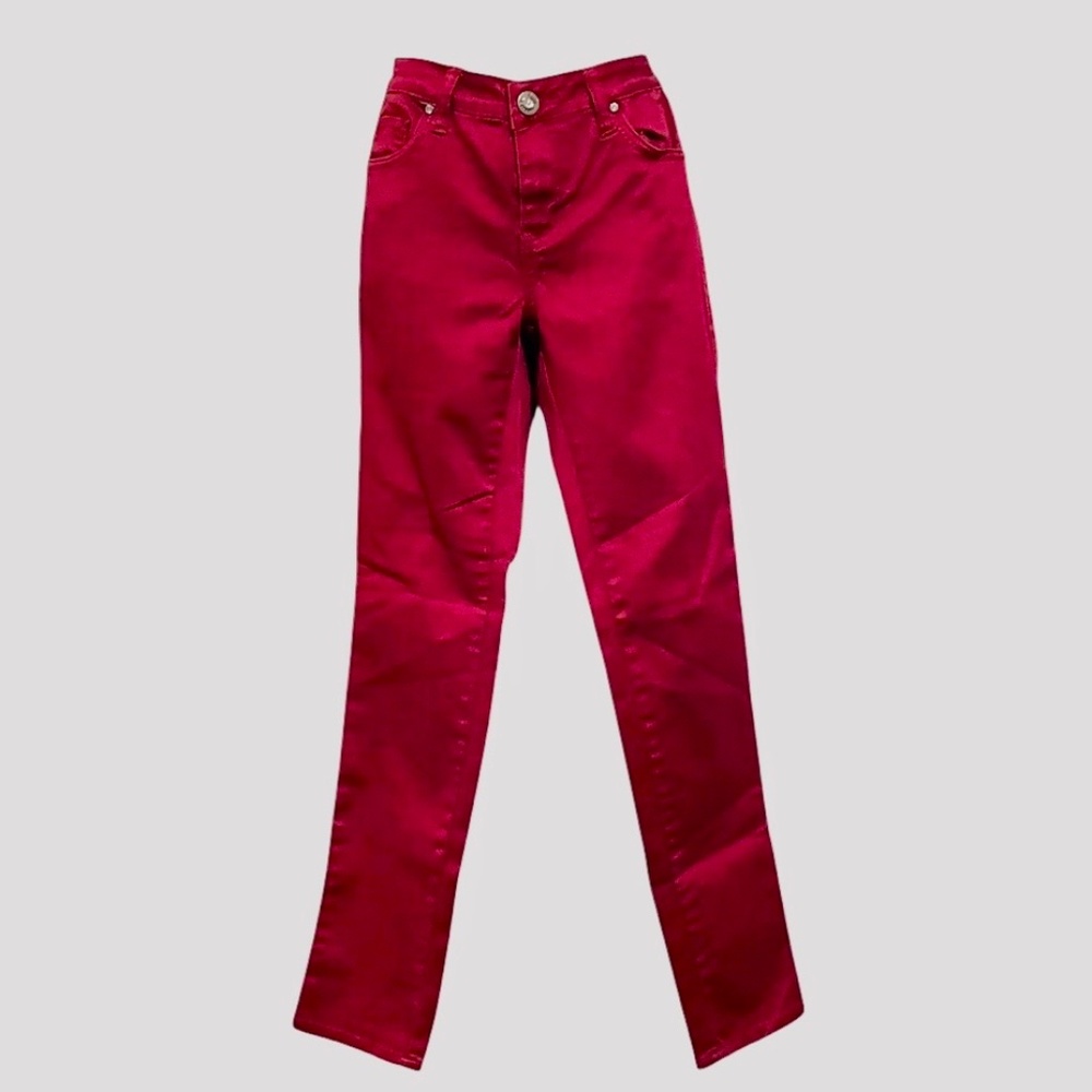 Blue Faith Red Skinny Stretch Jeans Size 10